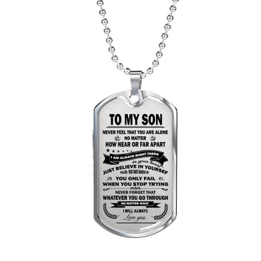 To My Son Jewelry Love Dad Christmas Gifts, Birthday Gift Ideas for Boys Luxury